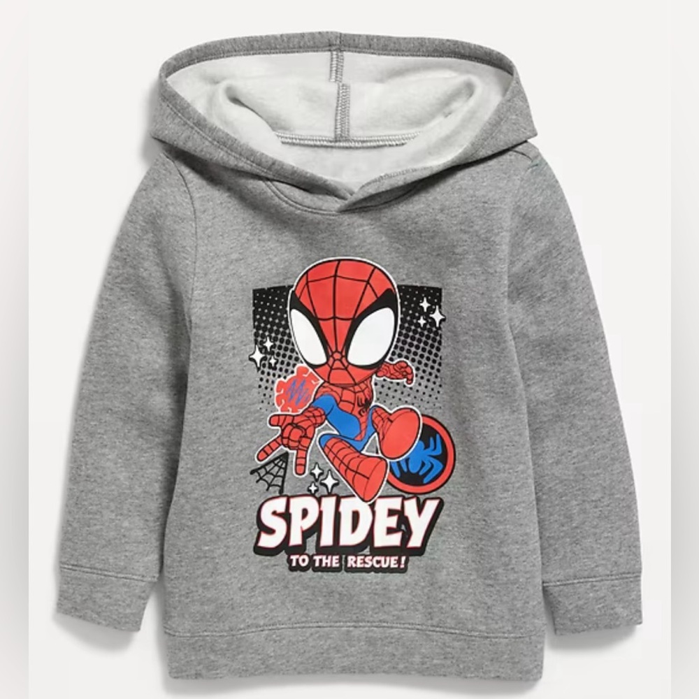 Marvel Gray Spider-Man Hoodie Sweatshirt